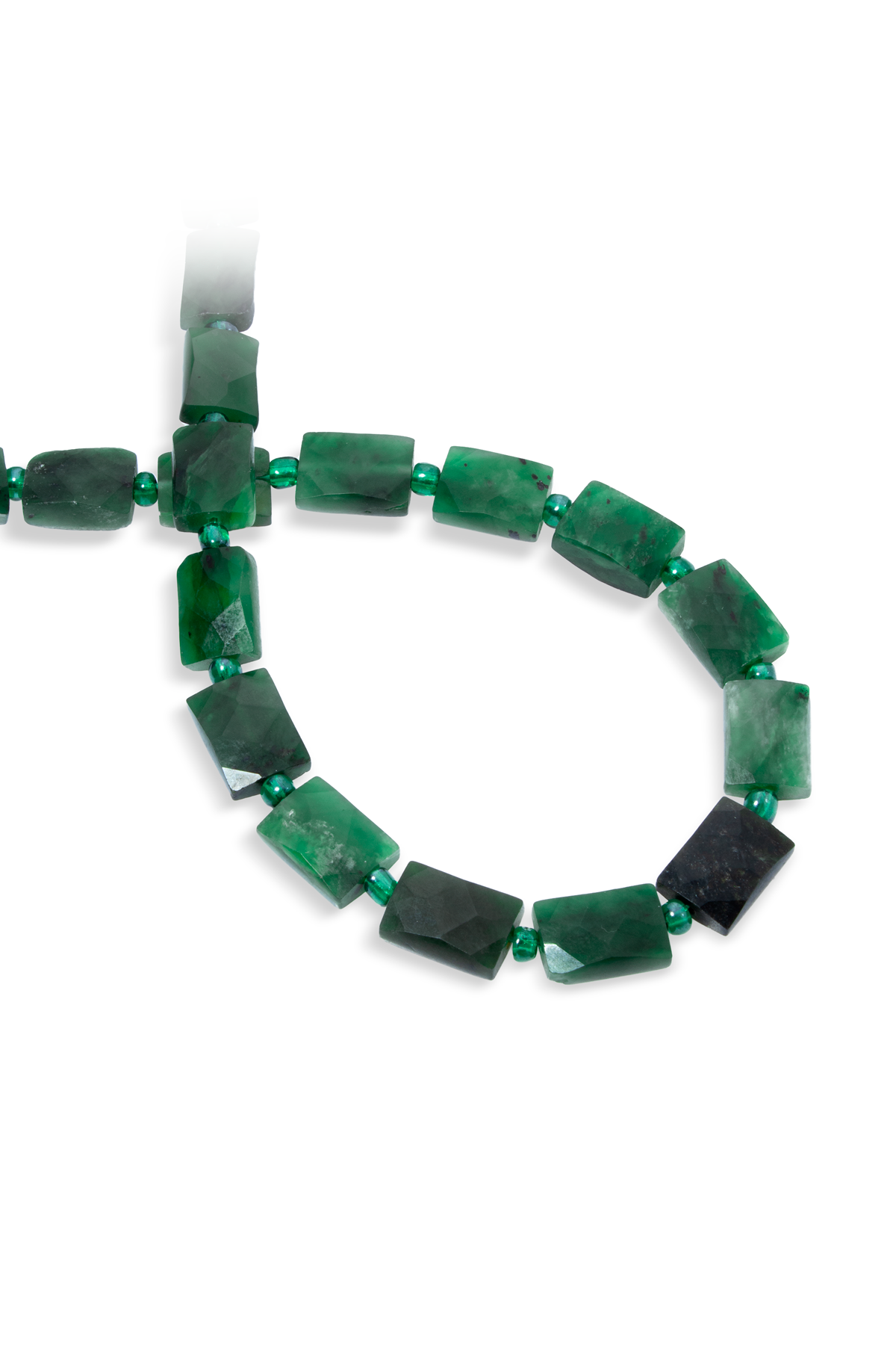 Yeşim Doğal Taş Mat Faset Dikdörtgen Kesim Dizi