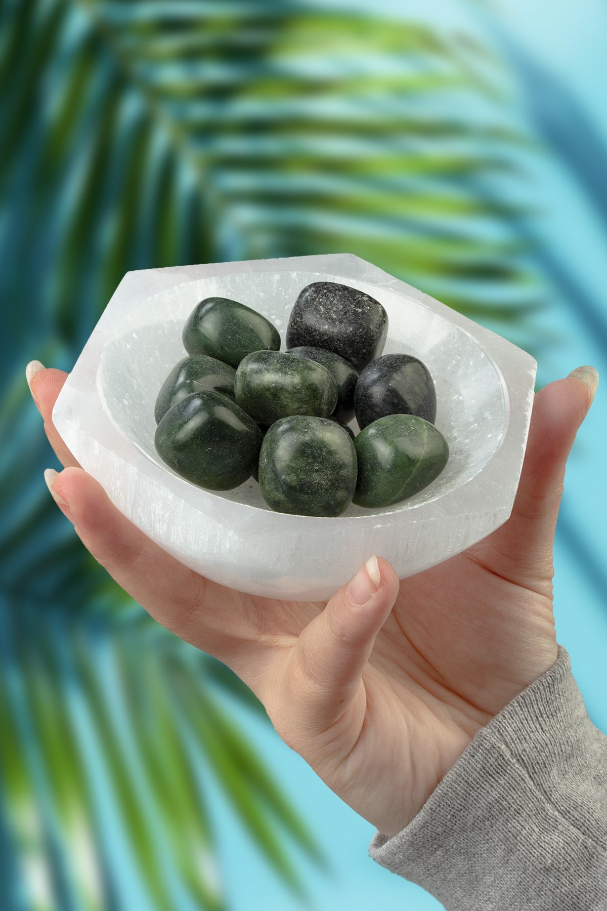 Yeşim Taşı Tamburlanmış Kütle - 100 Gram