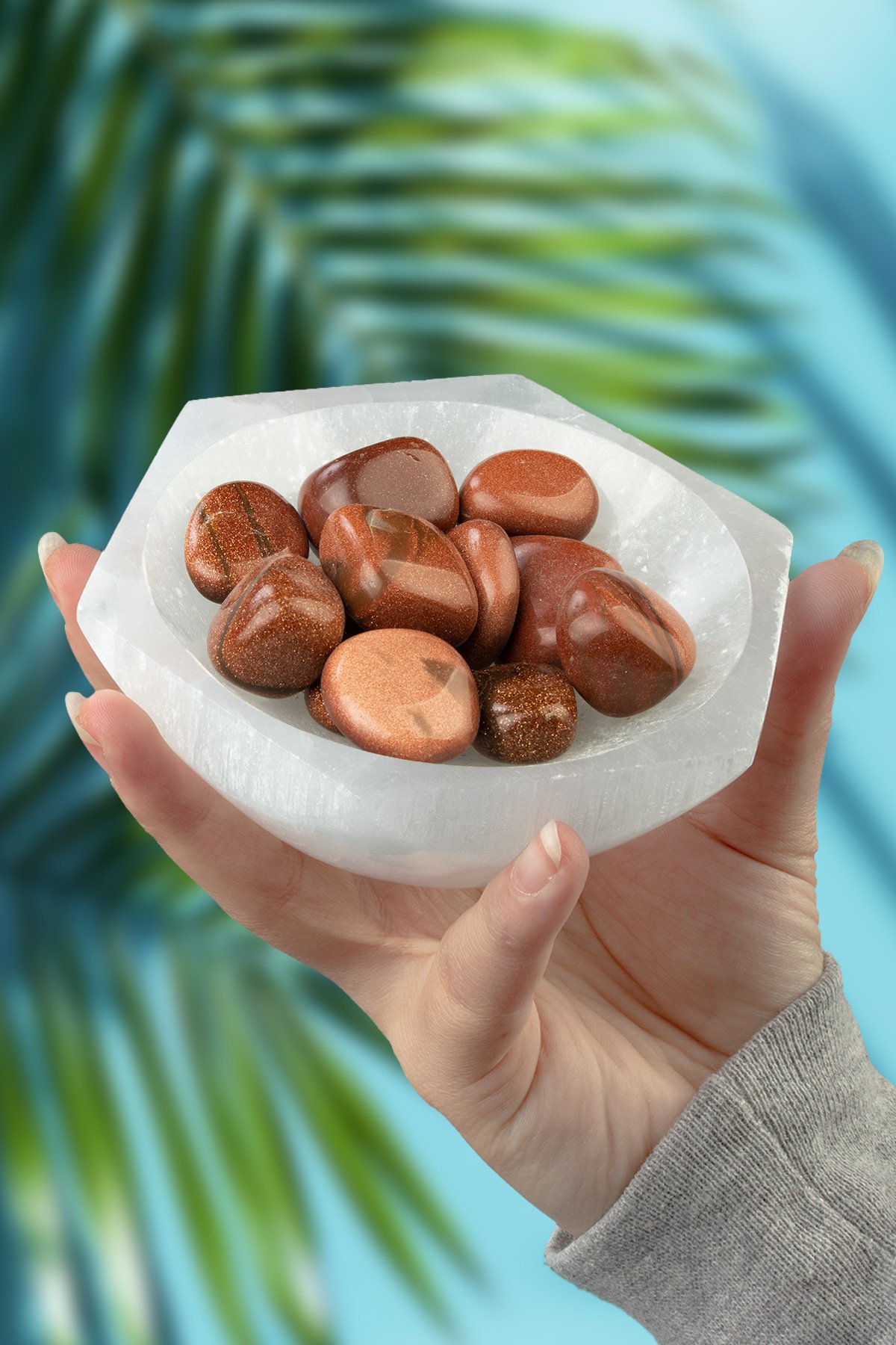 Yıldız Taşı Kahverengi Tamburlanmış Kütle - 100 Gram