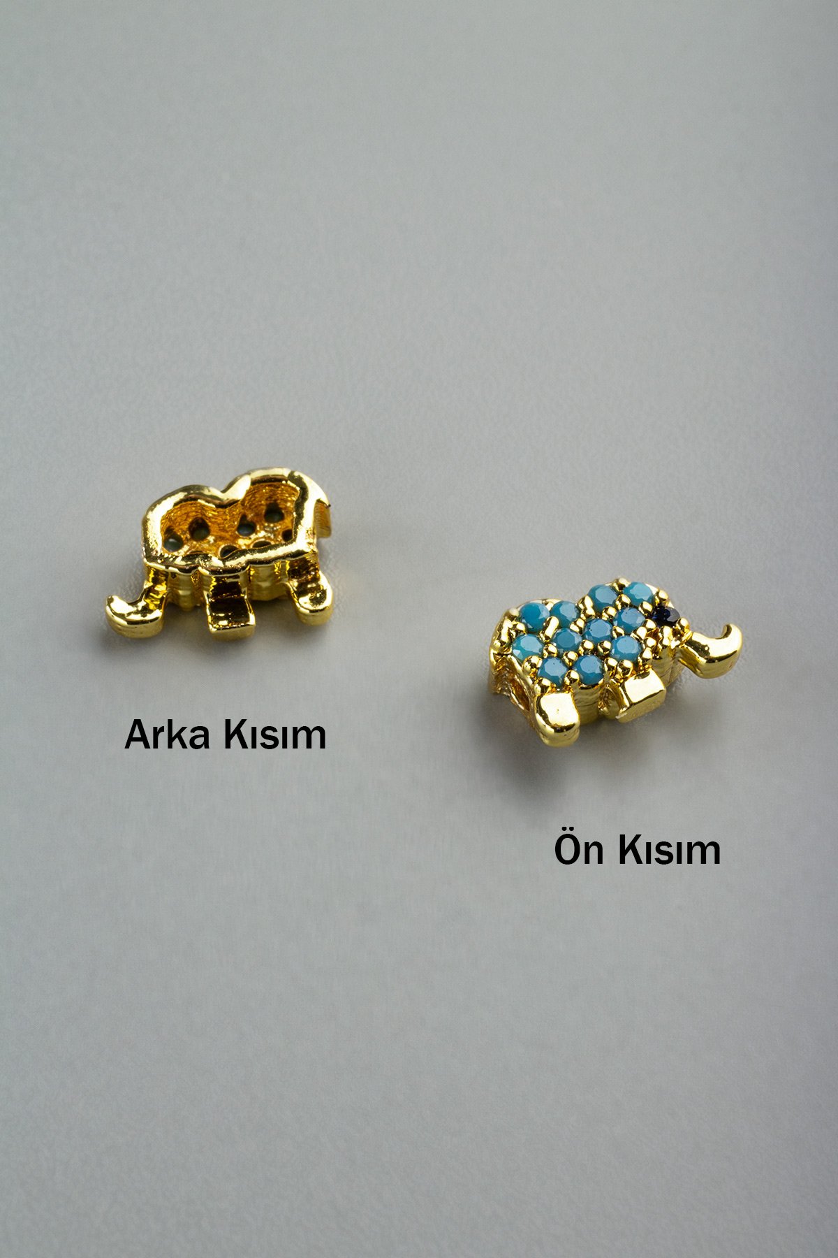 Zirkon Gold Fil 7mm  Takı Aparatı
