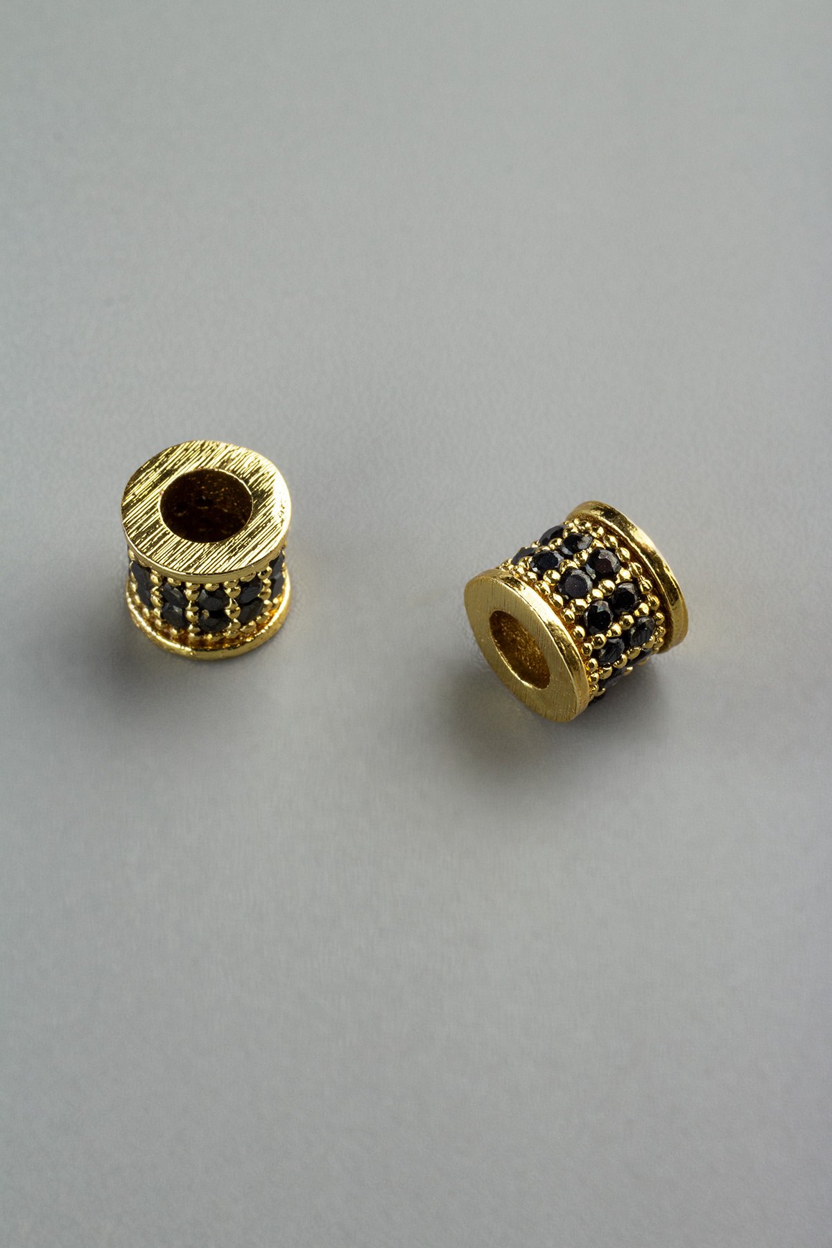 Zirkon Gold Silindir Geniş Delik Takı Aparatı