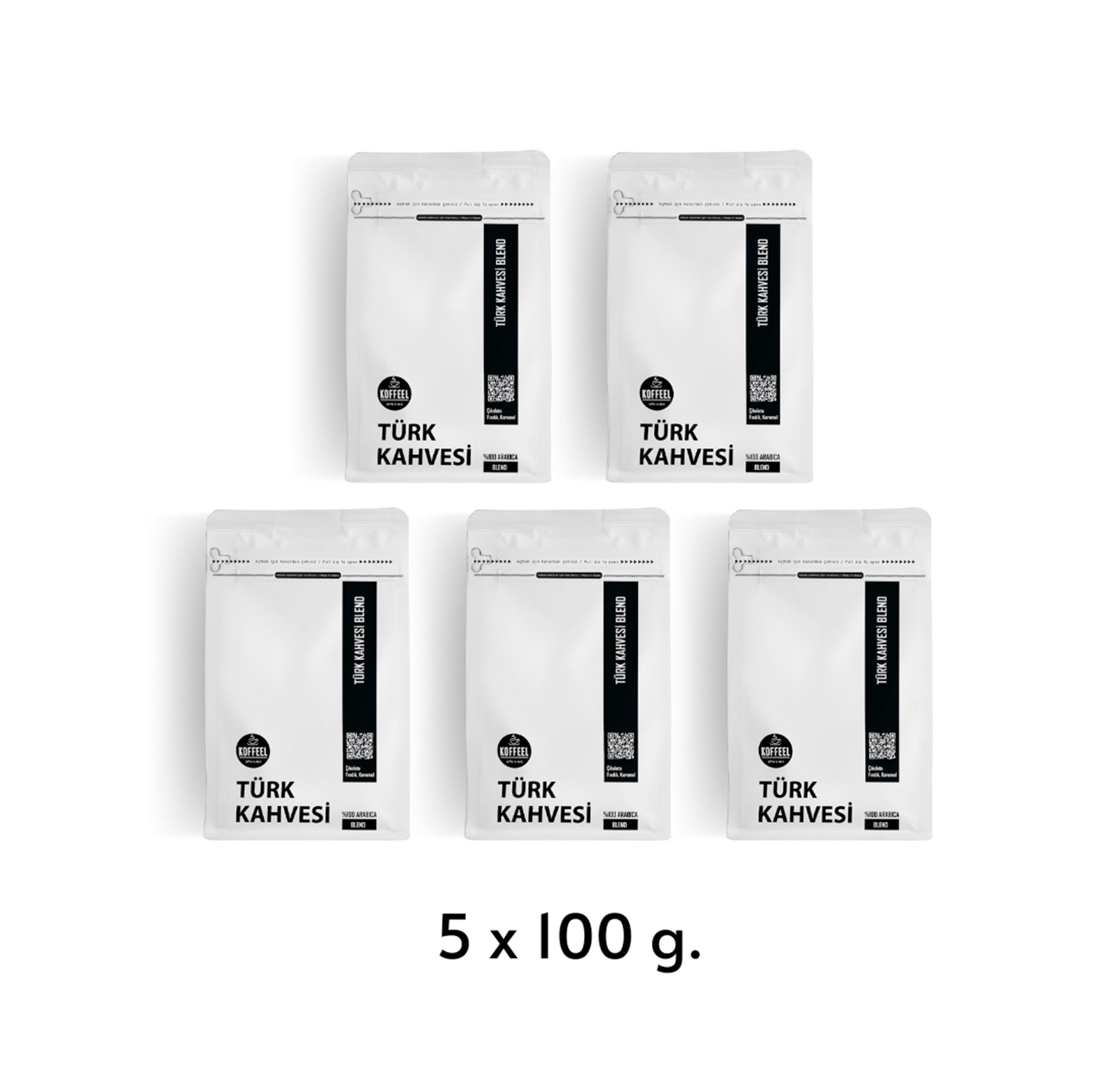 Türk Kahvesi Harmanı 5 x 100g.