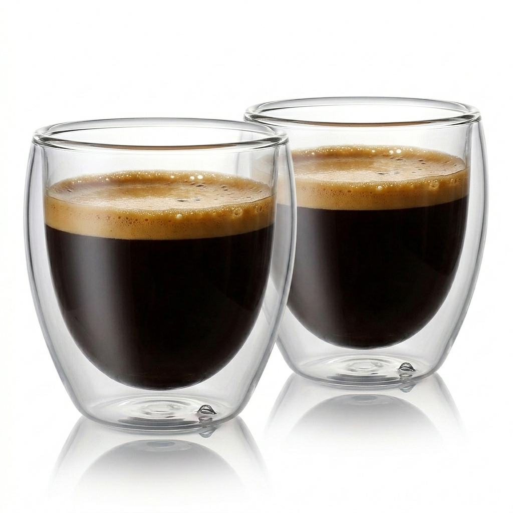 Coffee Tools Çift Katman 2'li Bardak Seti 80 ml