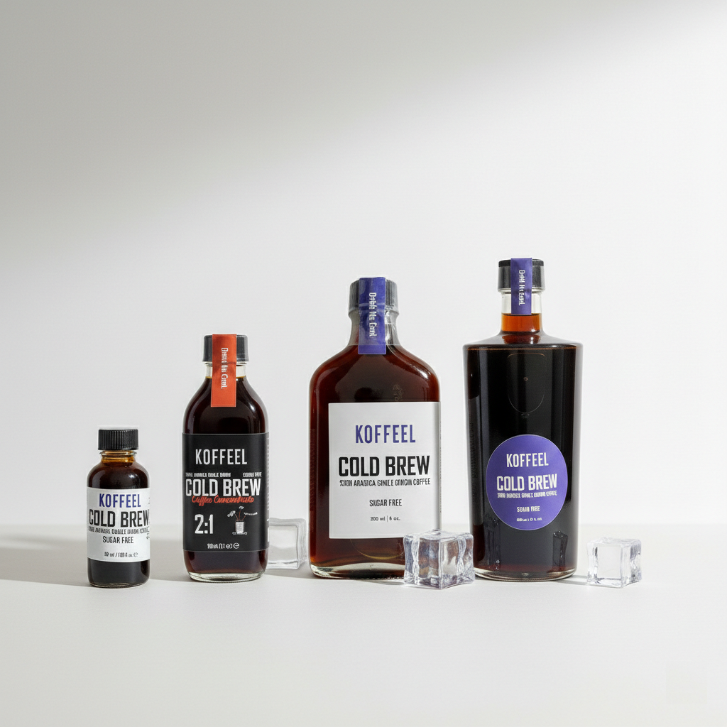 Koffeel Cold Brew Kahve - 50ml - 200ml - 500 ml - 150 ml Konsantre
