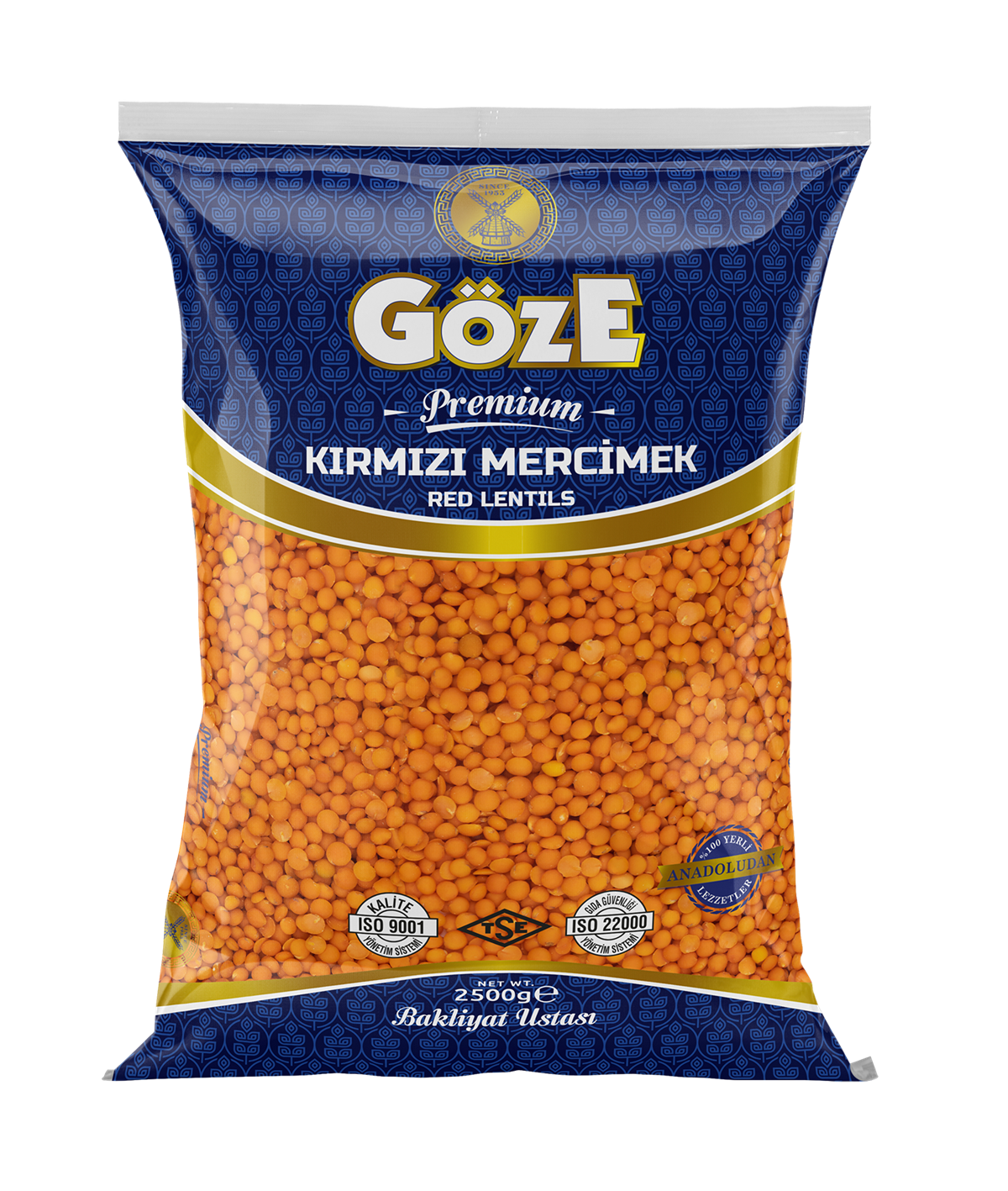 Kırmızı Mercimek 2500g