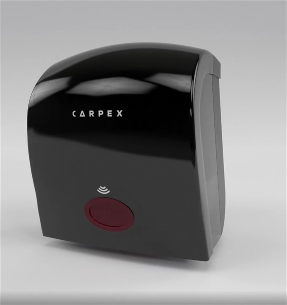 Carpex Siyah Renk Nature Sensörlü Fotoselli Butonlu Otomatik Elektrikli ve  Pilli Hareketli Kağıt Havlu Makinesi