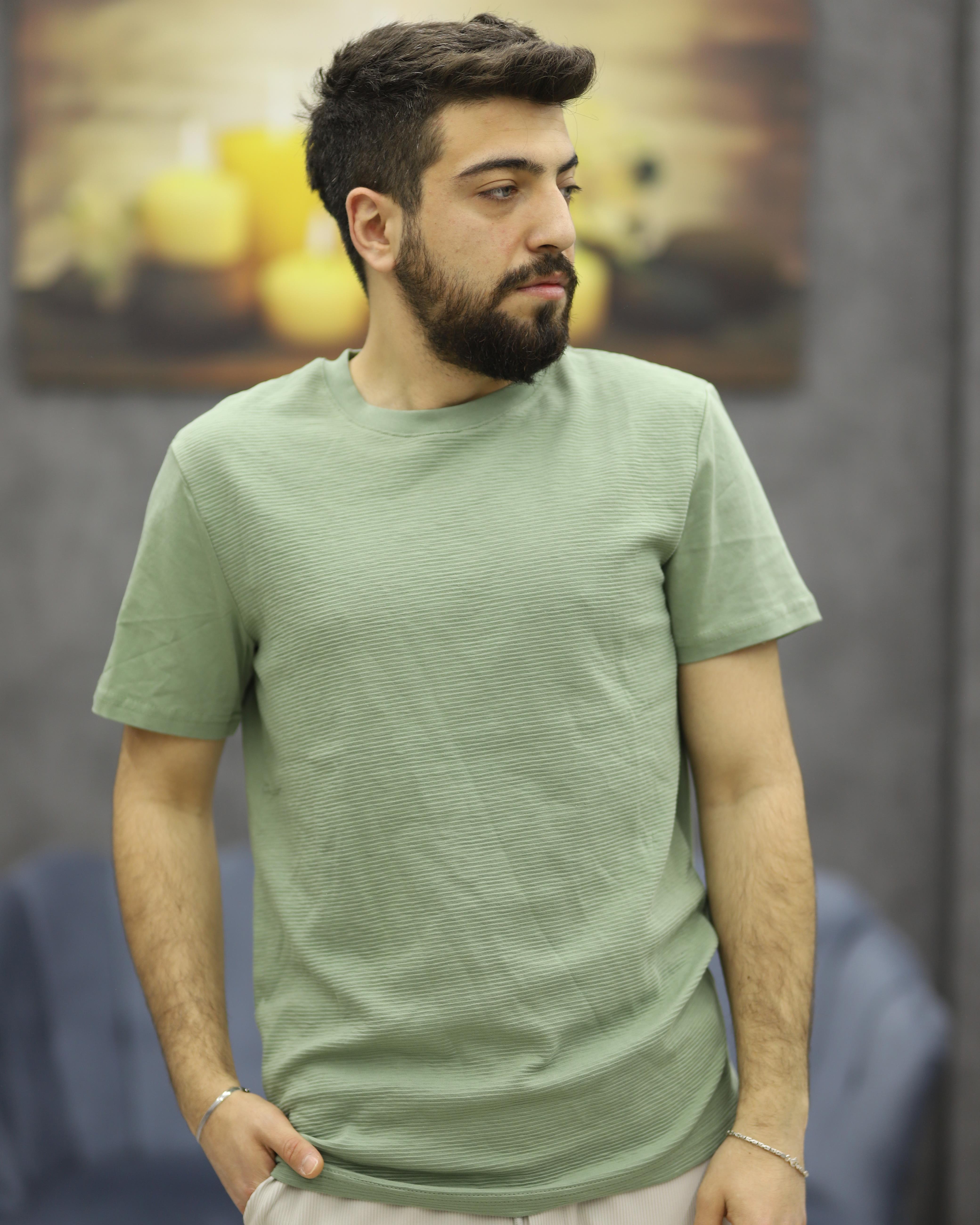 ASSENTE 3004 BİSİKLET YAKA TİŞÖRT(MİNT)