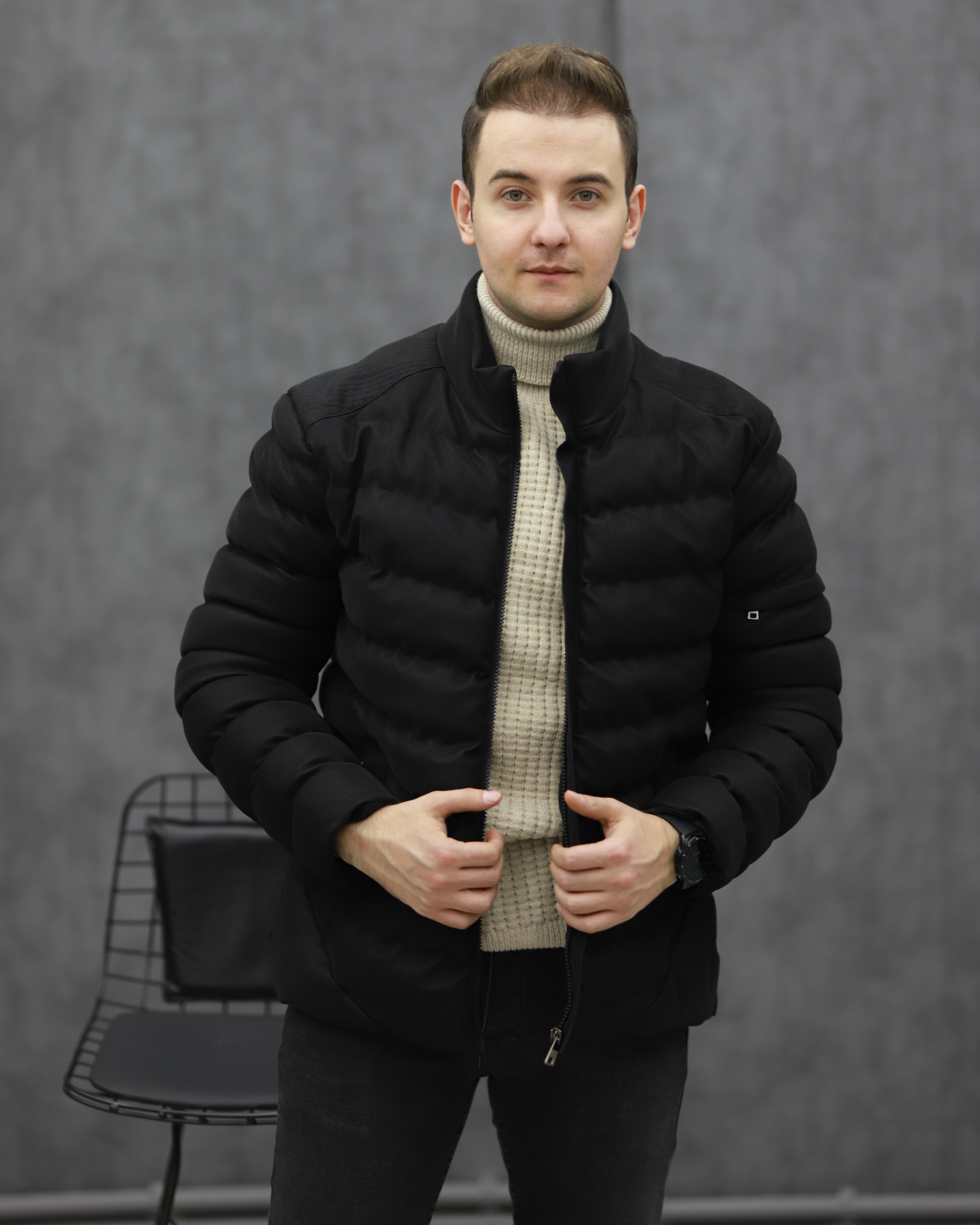 BİGAZZİ 99483 KIŞLIK ŞİŞME MONT(SİYAH)