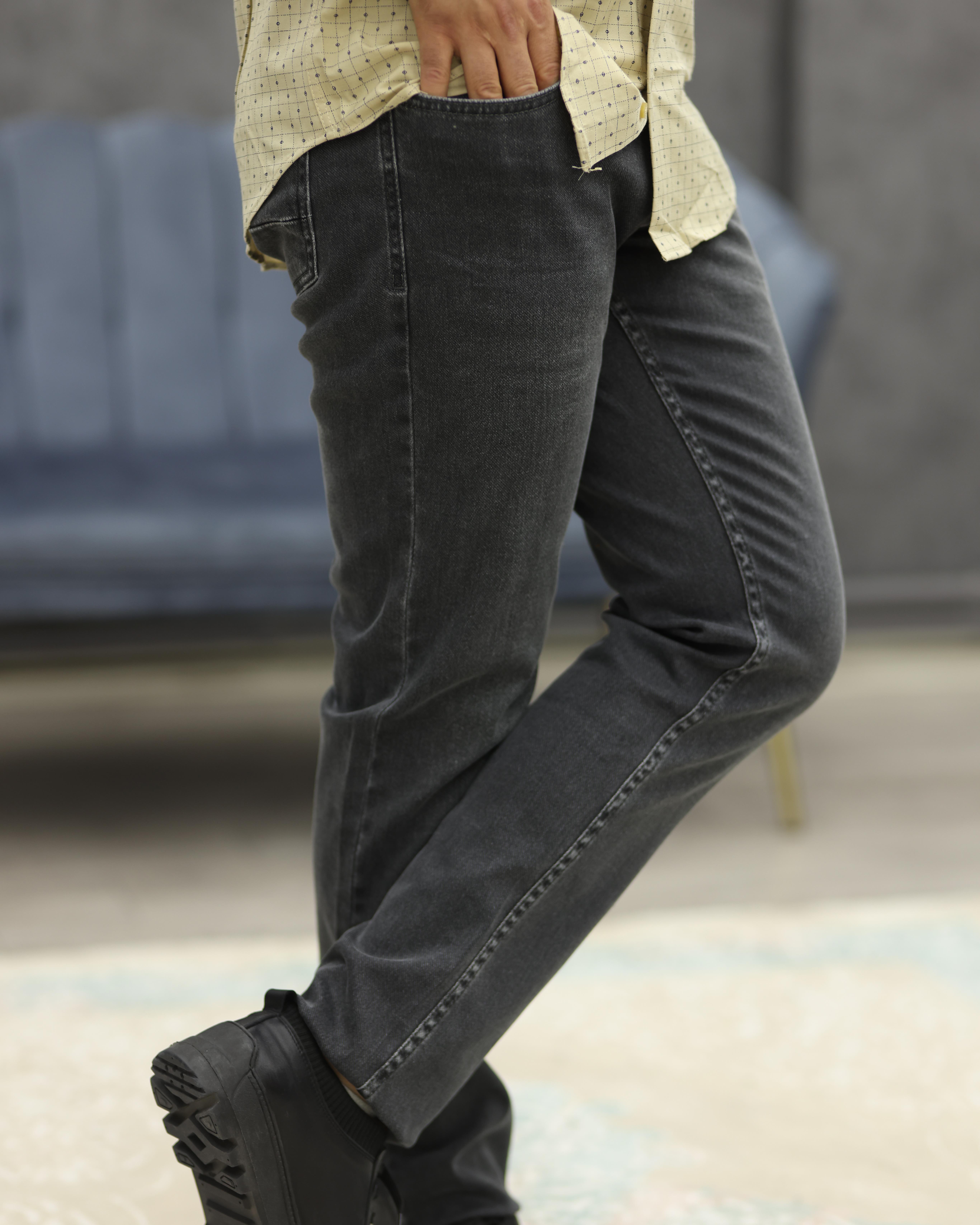 CWL 2709 CASUAL FİT KOT PANTOLON(GRİ)