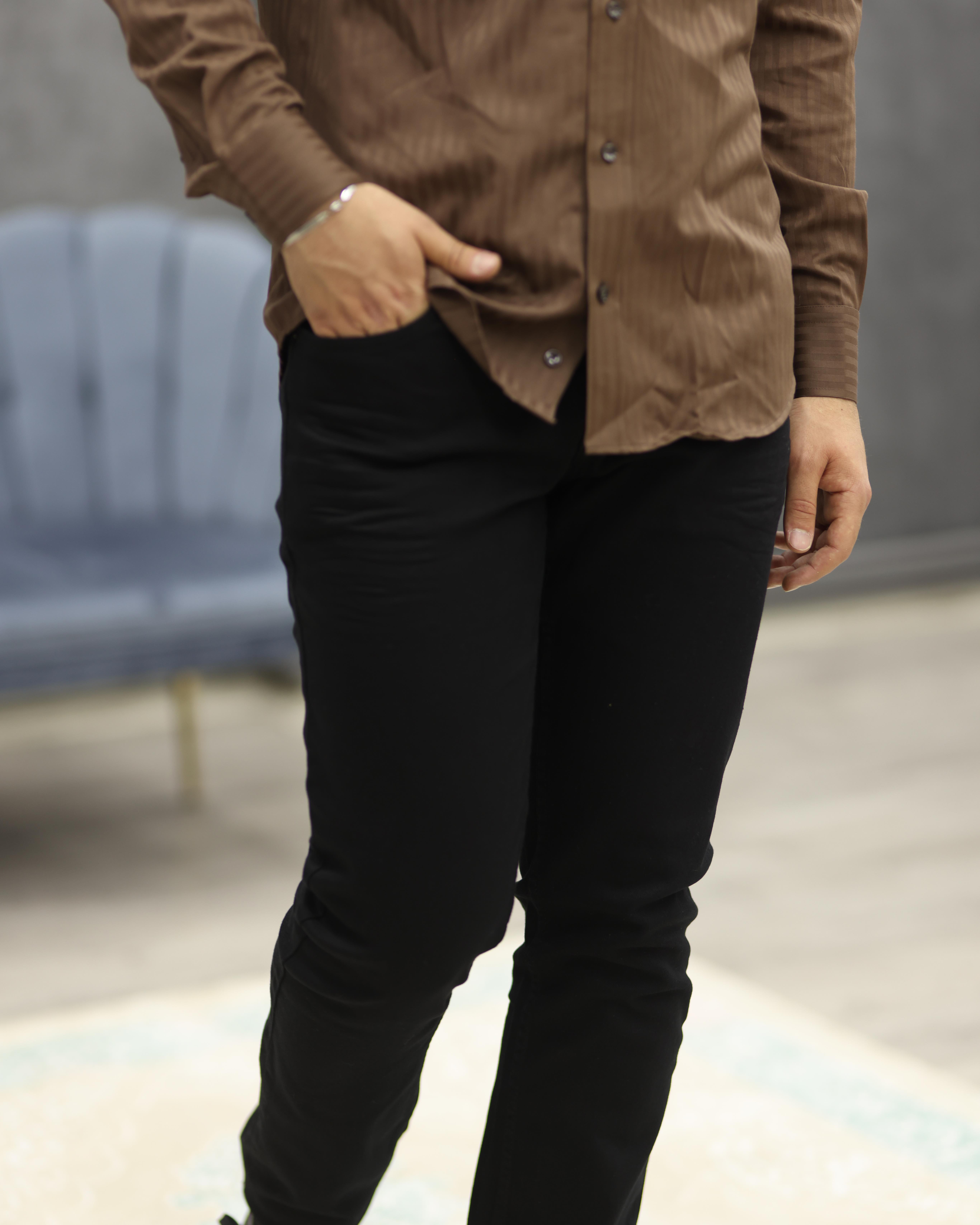 CWL 2712 CASUAL FİT KOT PANTOLON(SİYAH)