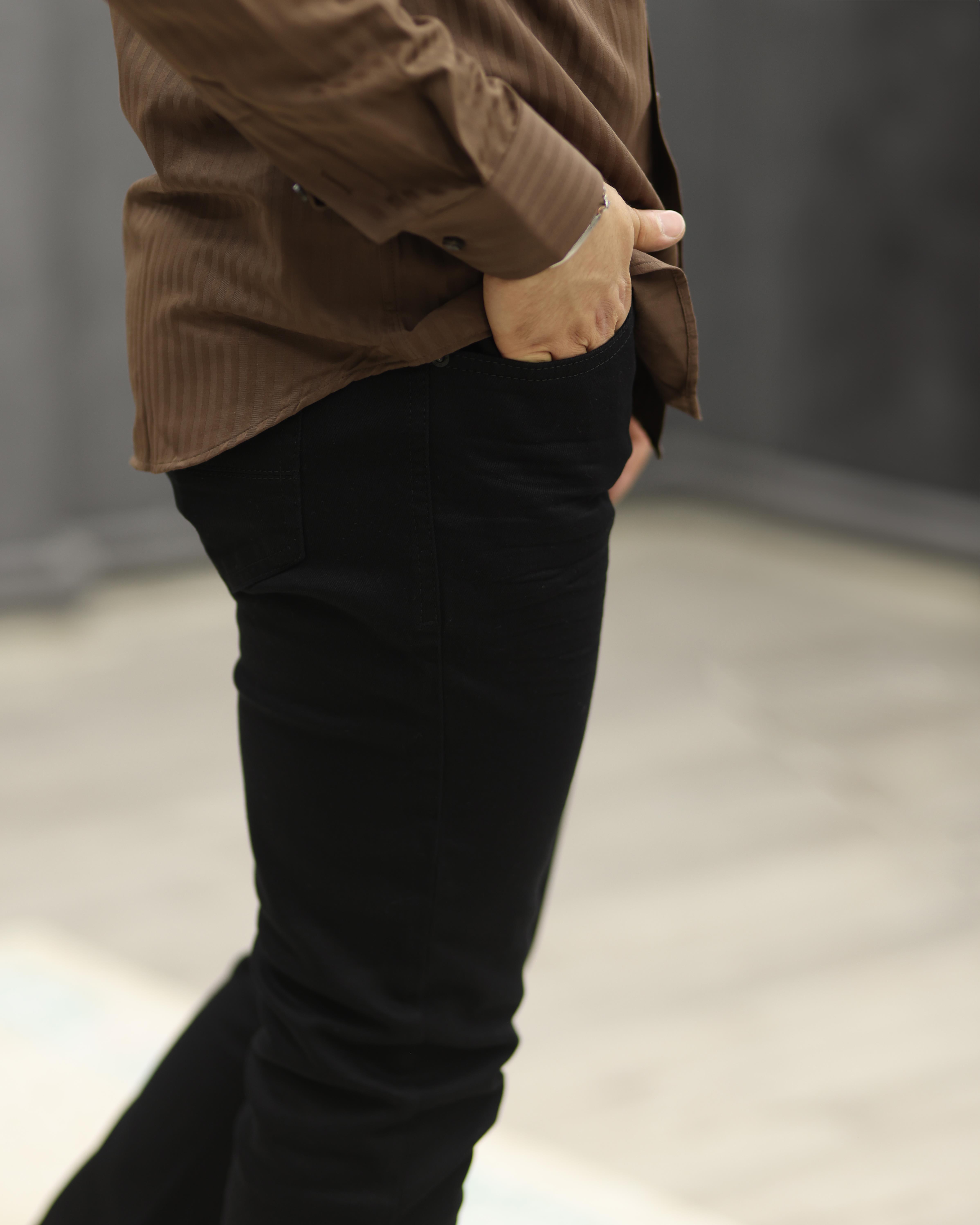 CWL 2712 CASUAL FİT KOT PANTOLON(SİYAH)