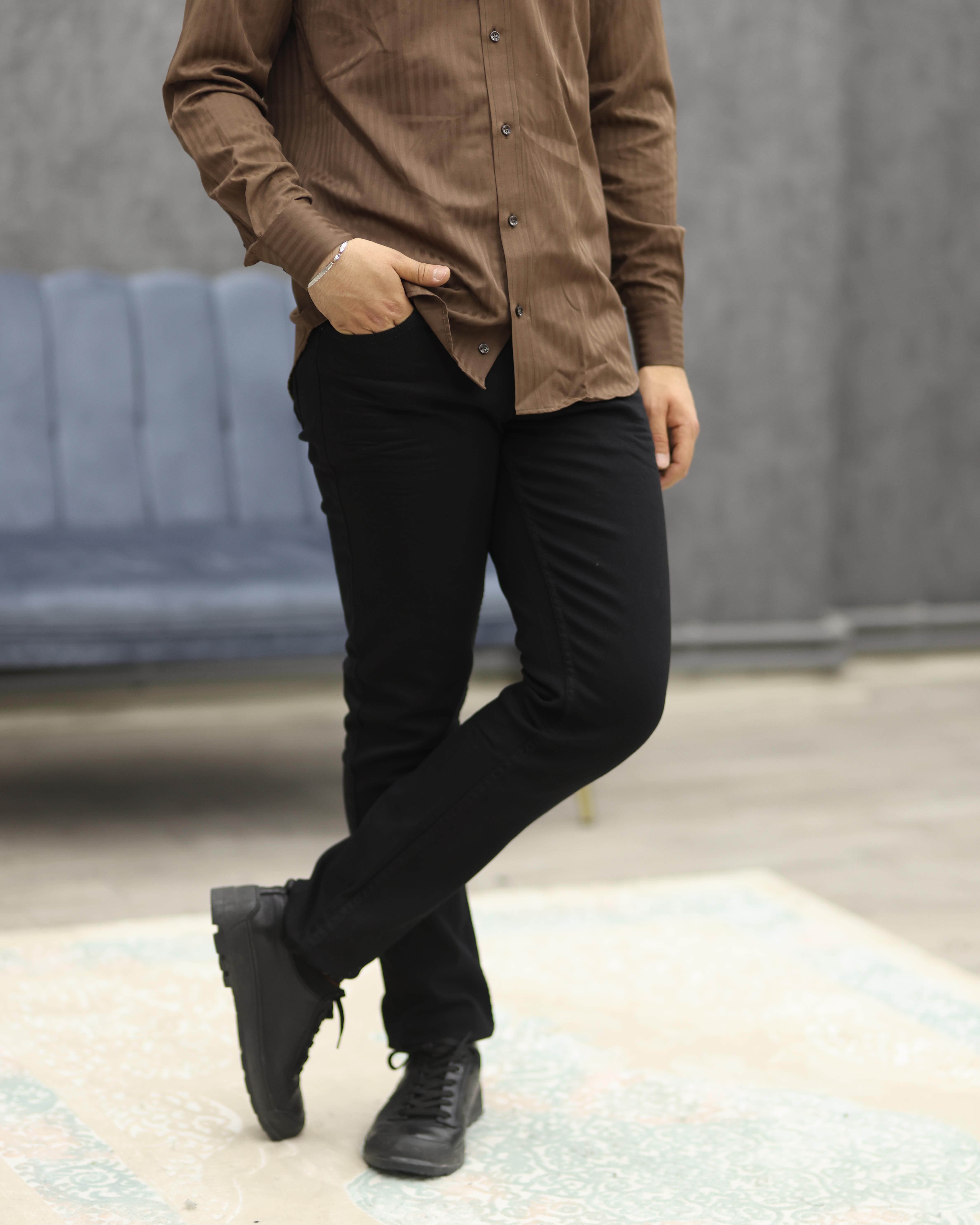 CWL 2712 CASUAL FİT KOT PANTOLON(SİYAH)