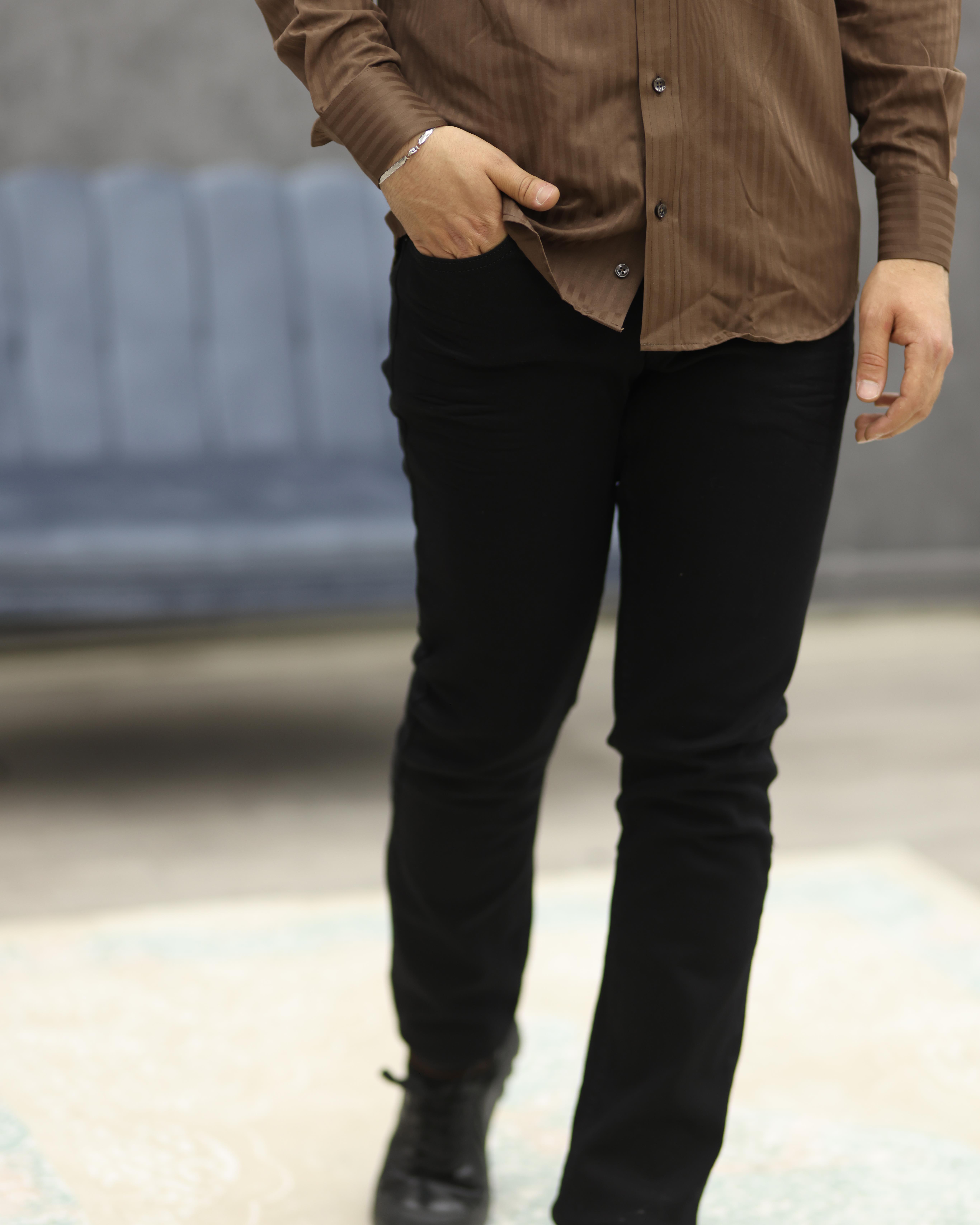 CWL 2712 CASUAL FİT KOT PANTOLON(SİYAH)