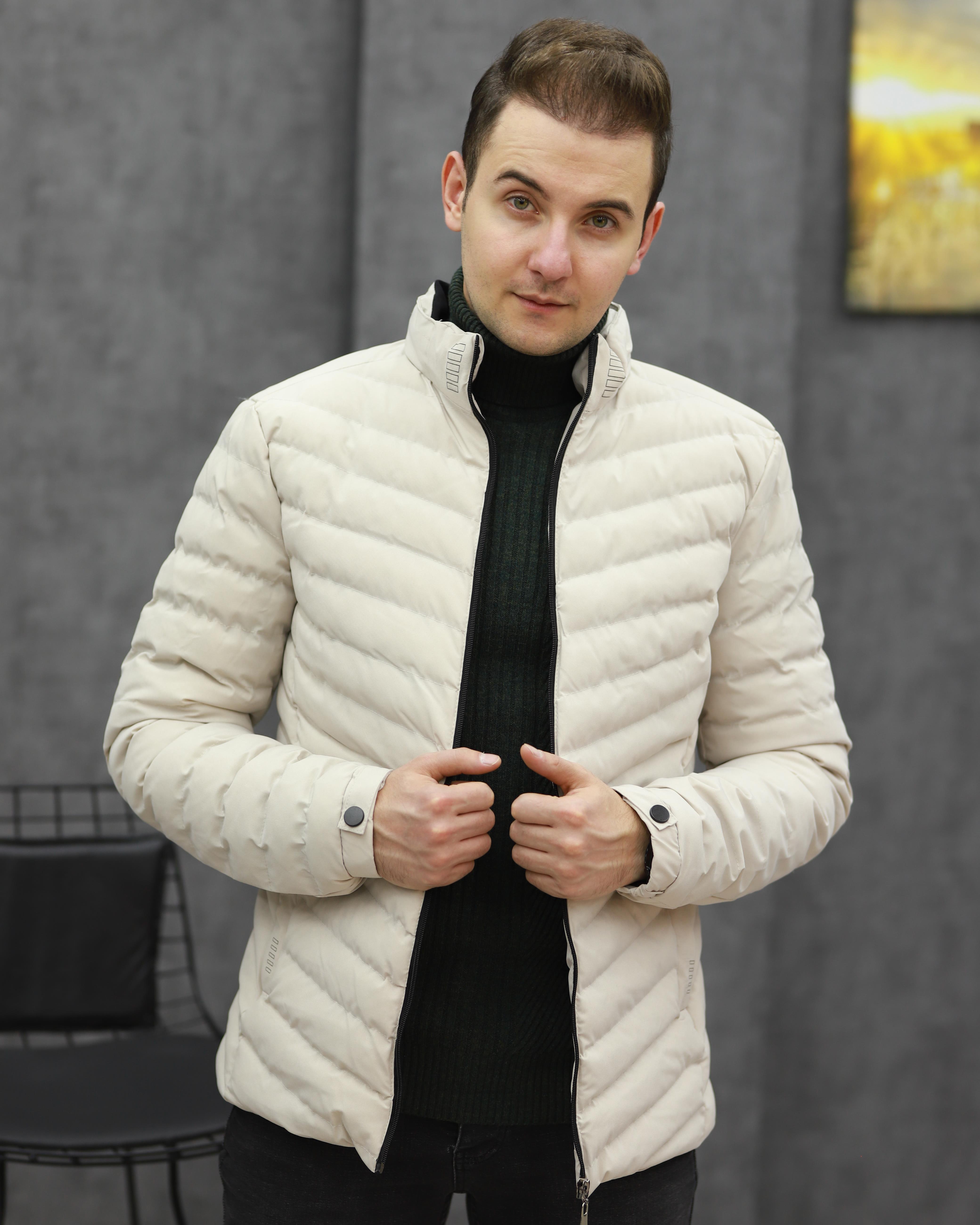 MARKOVA 4636 KIŞLIK ŞİŞME MONT(KREM)