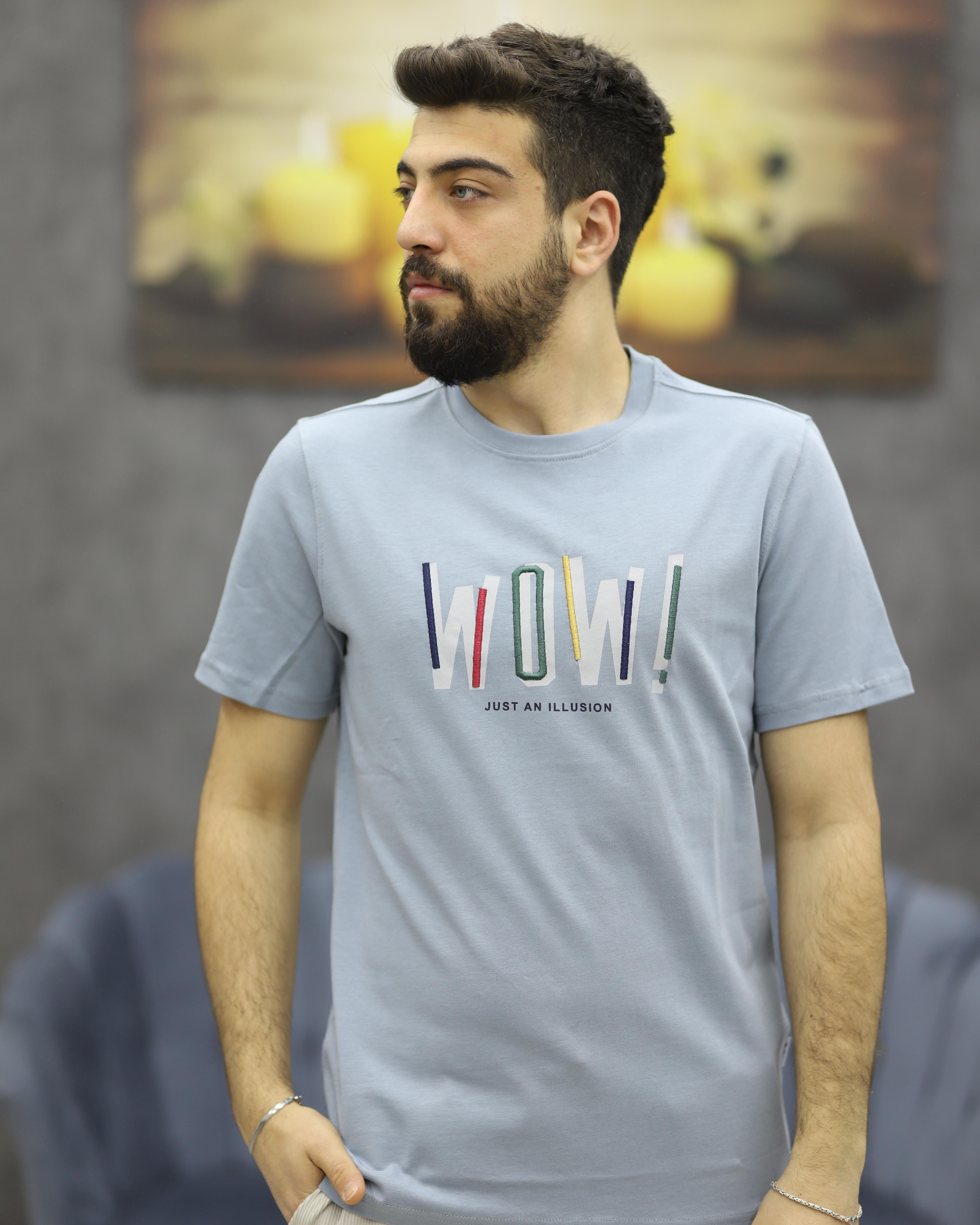 POOLL PARK 243410 BİSİKLET YAKA TİŞÖRT(HAVACI MAVİ)