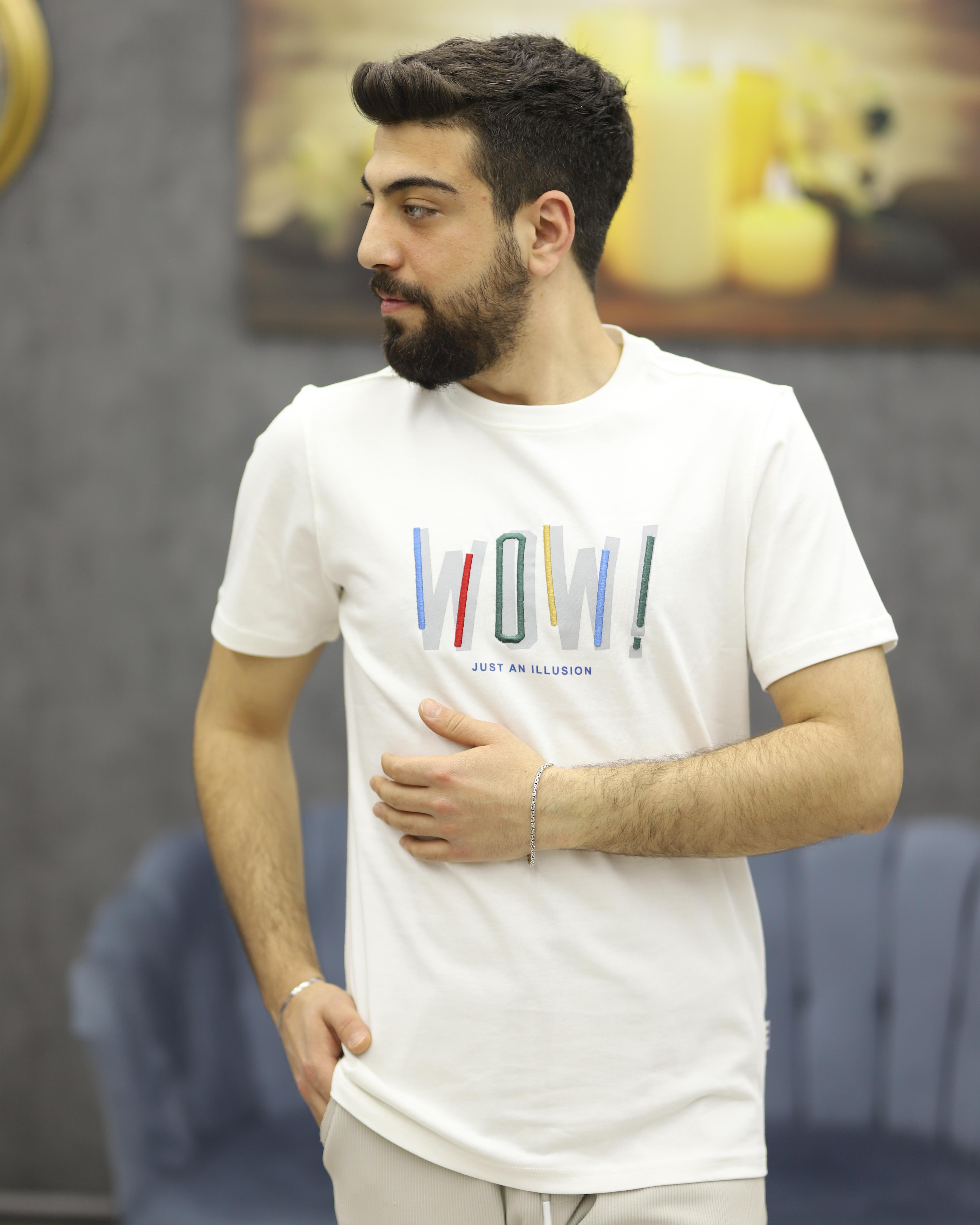 POOLL PARK 243410 BİSİKLET YAKA TİŞÖRT(BEYAZ)