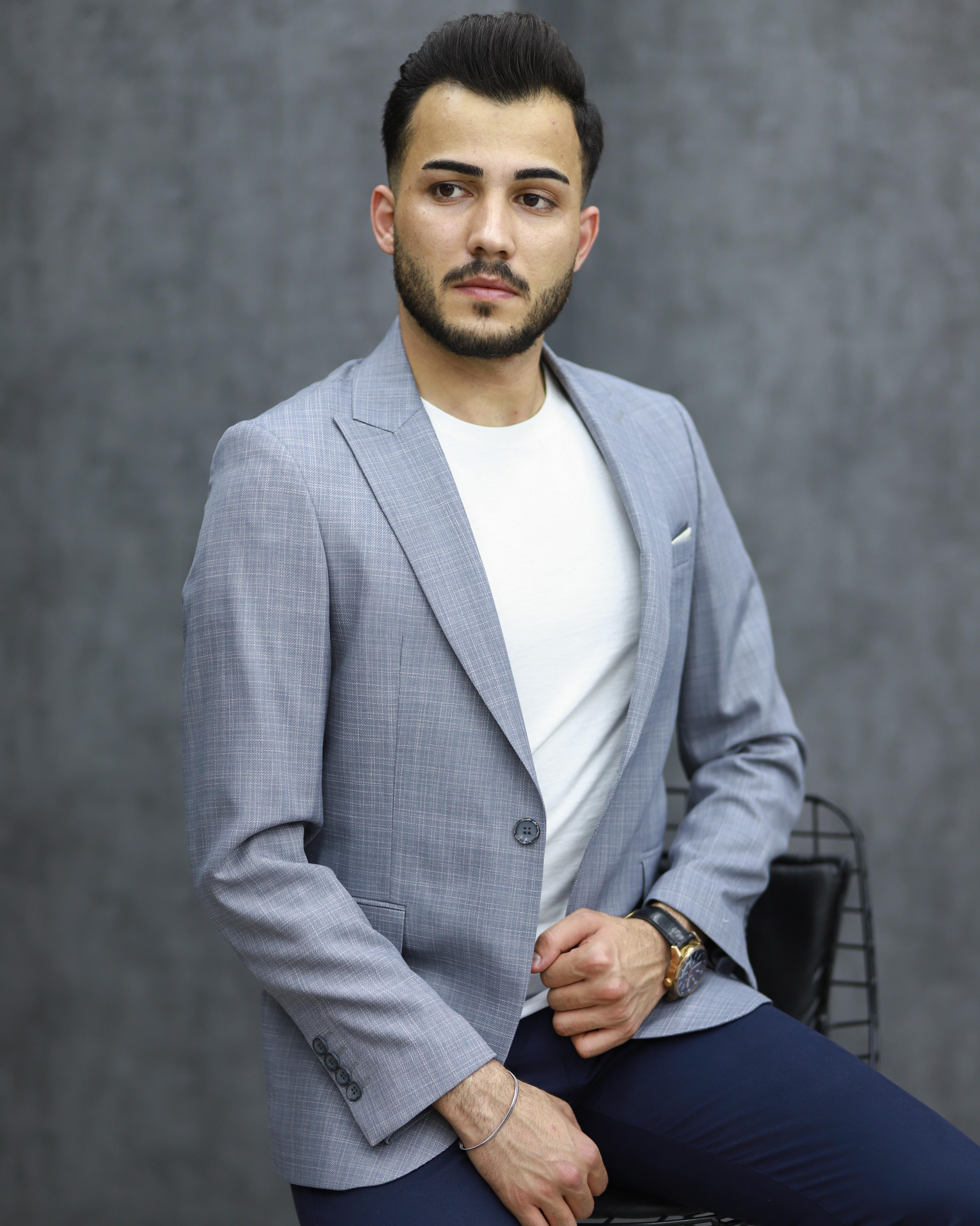 SAVARA 60307 SLİMFİT CEKET(A.MAVİ)