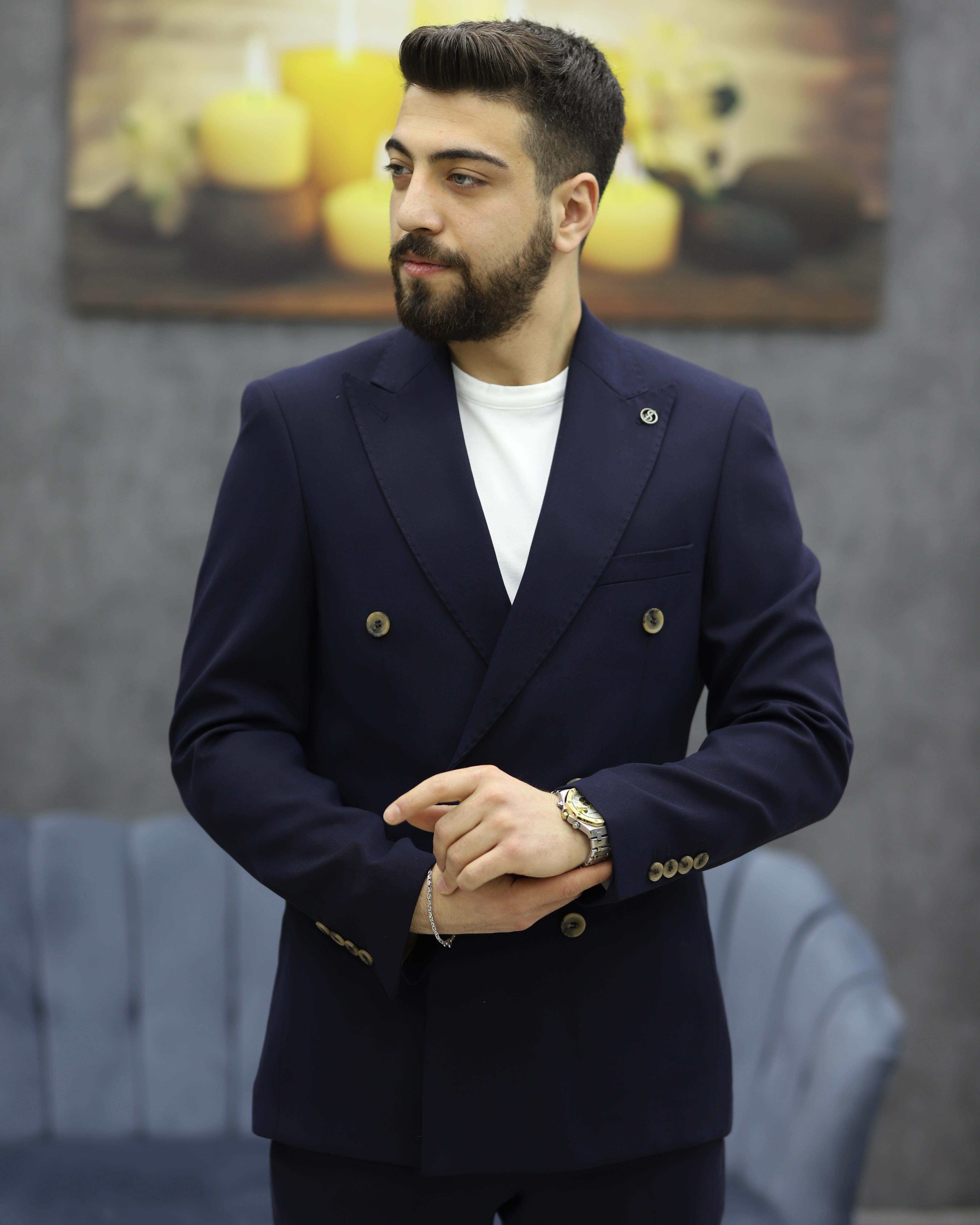 SUIT SARTORIA 2592 SLİMFİT KRUVAZE TAKIM ELBİSE(LACİVERT)