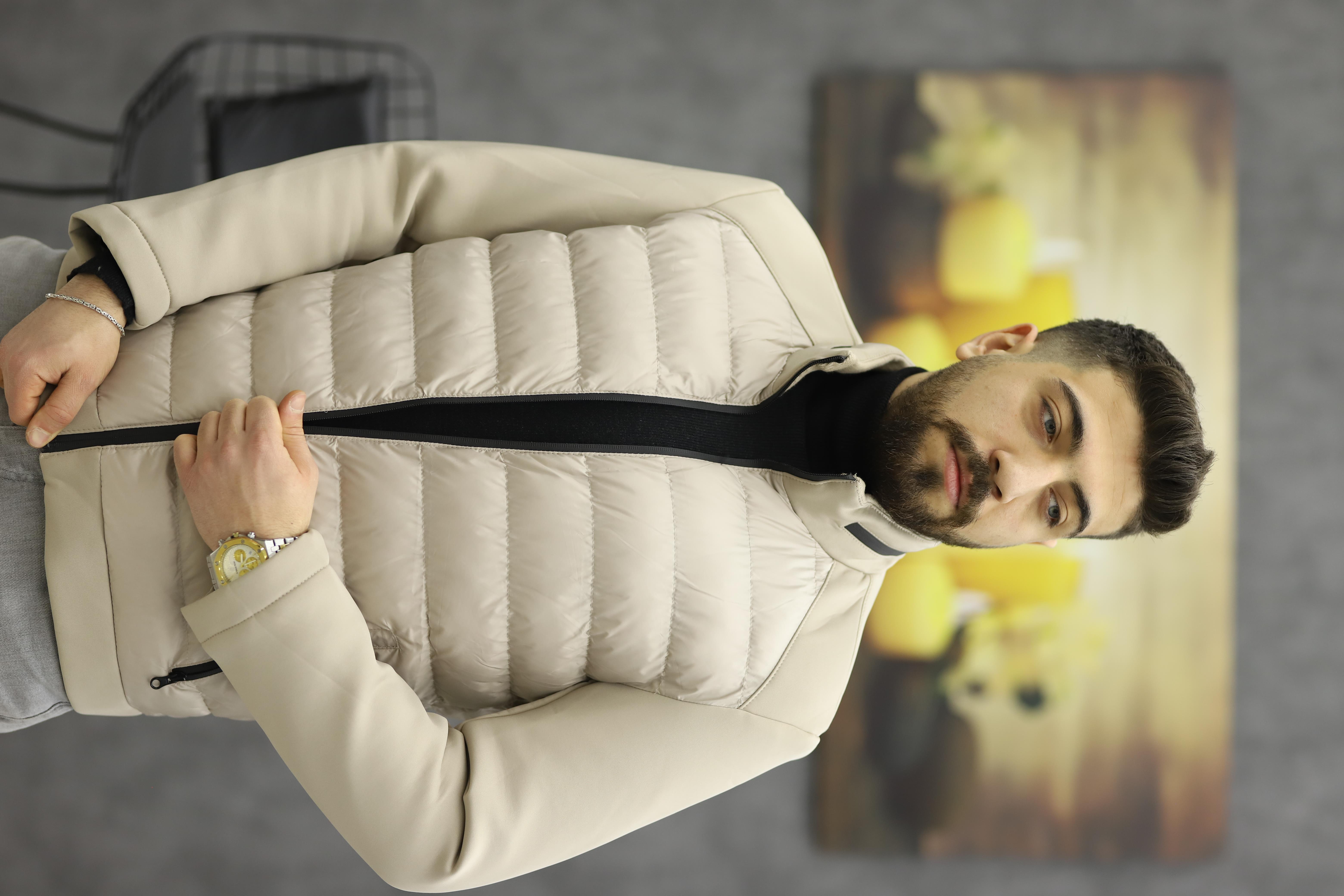 SUIT SARTORIA 8084 SLİMFİT SU BAZLI ŞİŞME MONT(BEJ)