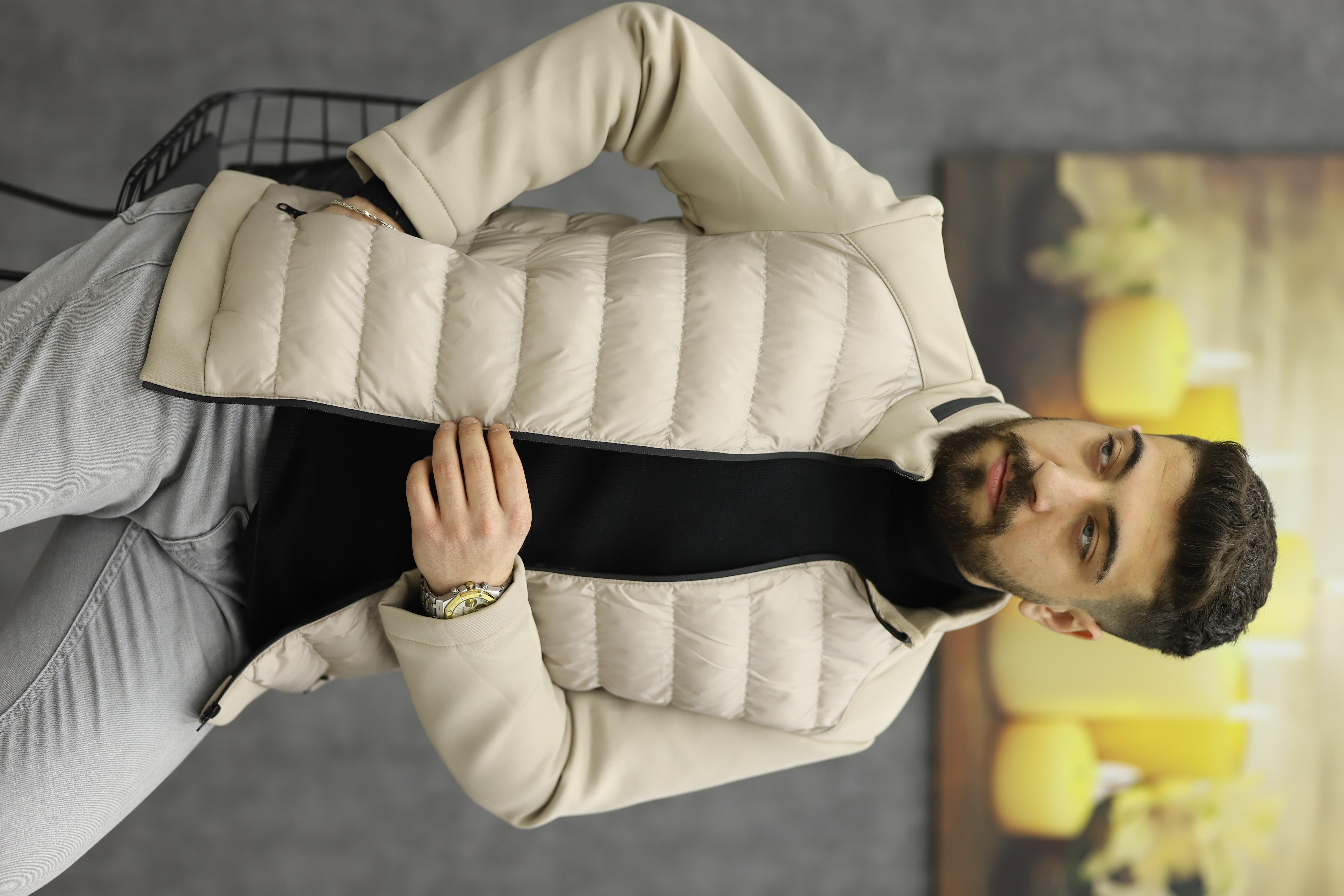 SUIT SARTORIA 8084 SLİMFİT SU BAZLI ŞİŞME MONT(BEJ)