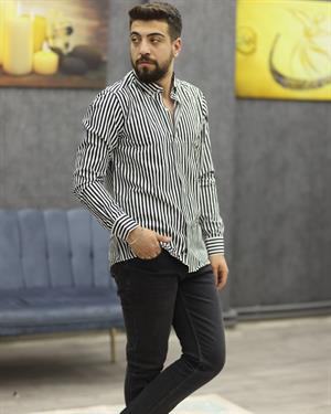 ASSENTE 962 SLİMFİT U.KOL GÖMLEK(SİYAH)