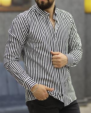 ASSENTE 962 SLİMFİT U.KOL GÖMLEK(SİYAH)