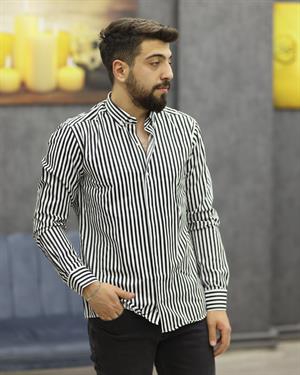 ASSENTE 962 SLİMFİT U.KOL GÖMLEK(SİYAH)