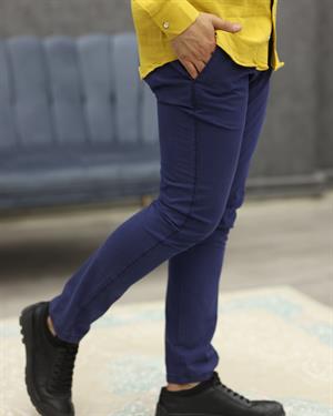 AVASAR 2129 SLİMFİT KETEN PANTOLON(PARLEMENT)