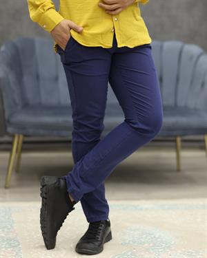 AVASAR 2129 SLİMFİT KETEN PANTOLON(PARLEMENT)