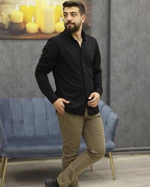 AVASAR 2381 SLİMFİT KETEN PANTOLON(VİZON)