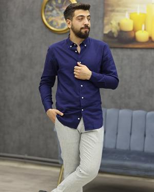 AVASAR 2455 İPLİ SPOR KETEN PANTOLON(A.GRİ)