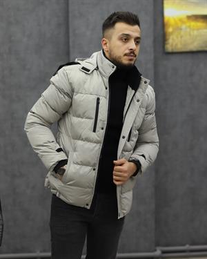 BİGAZZİ 99447 KAPŞONLU ŞİŞME KABAN(TAŞ)