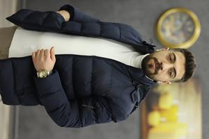 BİGAZZİ 99476 KAPŞONLU ŞİŞME KABAN(LACİVERT)