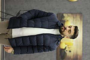 BİGAZZİ 99476 KAPŞONLU ŞİŞME KABAN(LACİVERT)