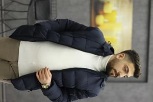 BİGAZZİ 99476 KAPŞONLU ŞİŞME KABAN(LACİVERT)