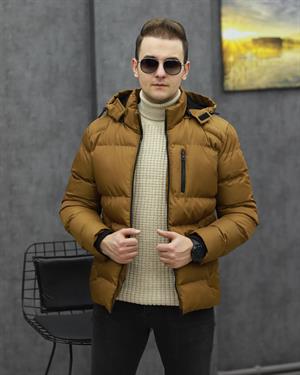 BİGAZZİ 99478 KAPŞONLU ŞİŞME MONT(TABA)