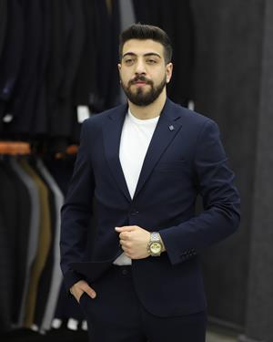 CARUTTE 167 SLİMFİT TORBA CEPLİ SPOR TAKIM ELBİSE(LACİVERT)