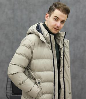 COSTUMEN 7511 KAPŞONLU ŞİŞME KABAN(KREM)