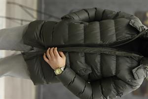 COSTUMEN 7511 KAPŞONLU ŞİŞME KABAN(YEŞİL)