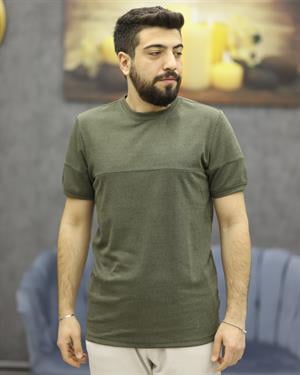 CWL 7029 BİSİKLET YAKA TİŞÖRT(HAKİ)