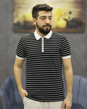 CWL 8029 POLO YAKA TİŞÖRT(SİYAH)