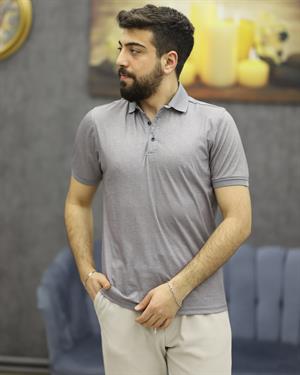 CWL 9079 POLO YAKA TİŞÖRT(K.GRİ)