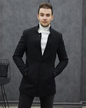 EXCELENTE 3031 HAKİM YAKA KAŞE KABAN(K.GRİ-SİYAH)