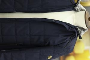 EXCELENTE 5001 KÜRKLÜ DİK YAKA ŞİŞME KABAN(LACİVERT)