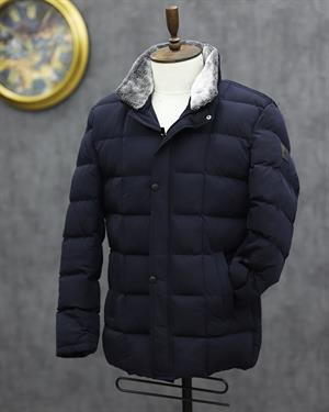 EXCELENTE 5110 KÜRKLÜ ŞİŞME KABAN(LACİVERT)