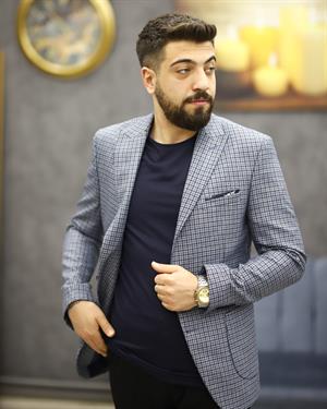 GUERRO 3261 SLİMFİT TORBA CEP TEK CEKET(MAVİ)