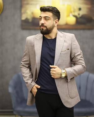 GUERRO 3262 SLİMFİT TORBA CEP TEK CEKET(VİZON)