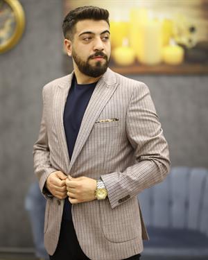 GUERRO 3262 SLİMFİT TORBA CEP TEK CEKET(VİZON)