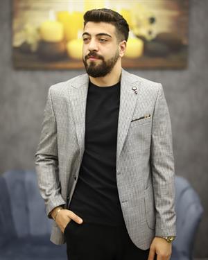 GUERRO 3262 SLİMFİT TORBA CEP TEK CEKET(GRİ)