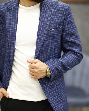 GUERRO 3266 SLİMFİT TORBA CEP TEK CEKET(K.MAVİ)